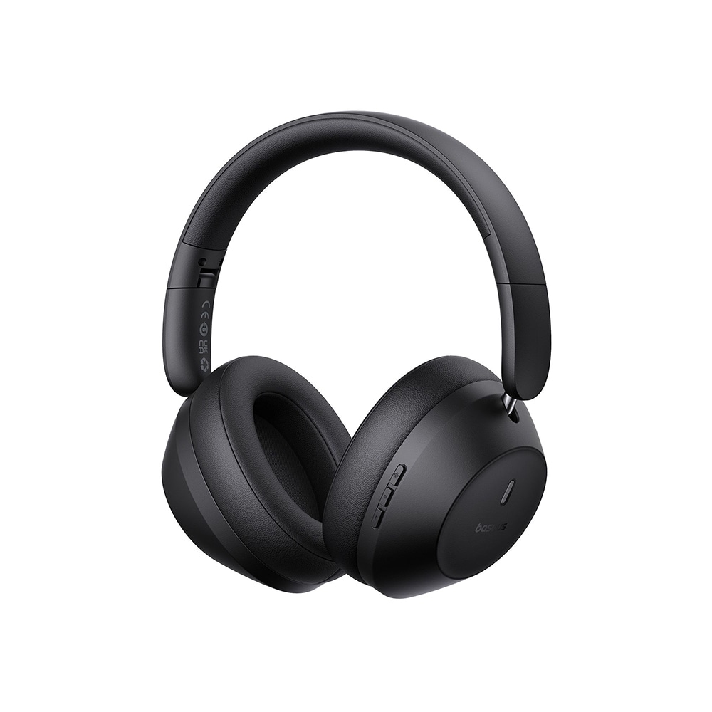 Bluetooth naglavne slušalice Baseus Bass 30 Max s baterijom do 50 sati i sklopivim dizajnom - cosmic black