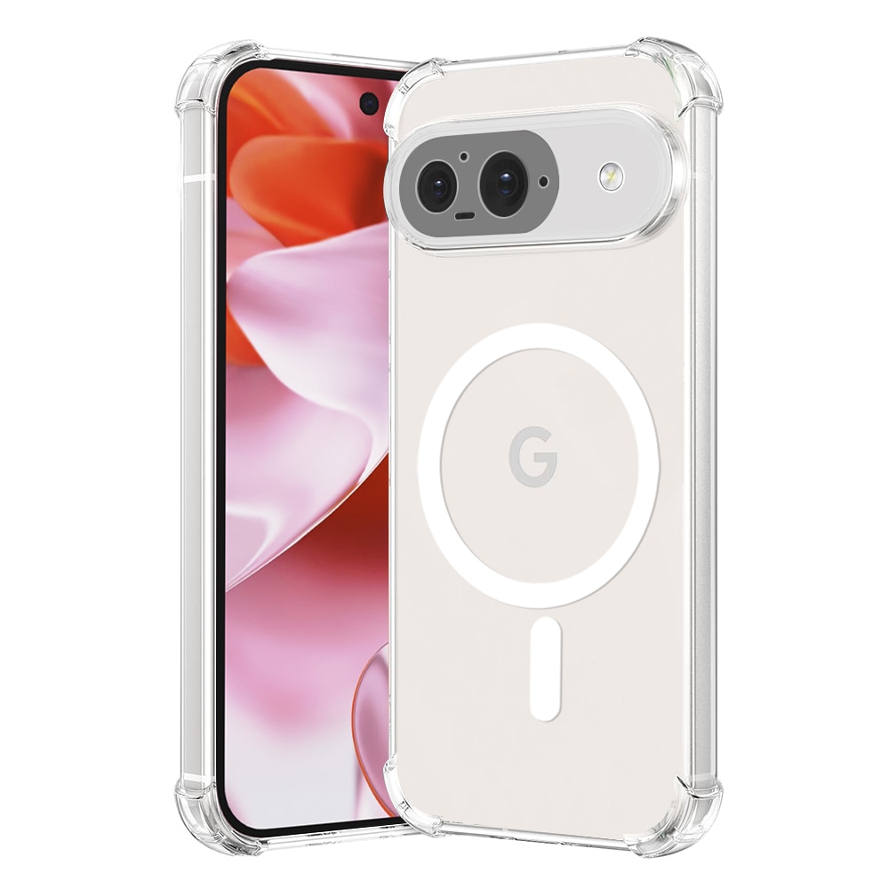 Hibridna maska Techsuit "Shockproof MagSafe" za Google Pixel 9 - clear