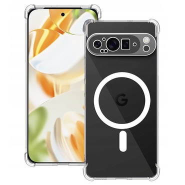 TPU gel maska Techsuit "Shockproof MagSafe" za Google Pixel 9 Pro - clear