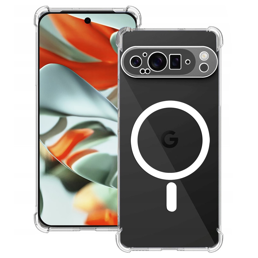 Hibridna maska Techsuit "Shockproof MagSafe" za Google Pixel 9 Pro XL - clear