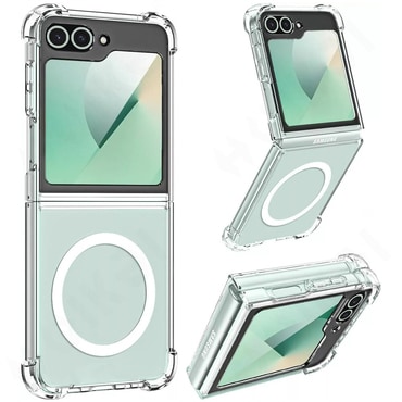 Hibridna maska Techsuit "Shockproof MagSafe" za Samsung Galaxy Z Flip6 / Z Flip7 FE - clear