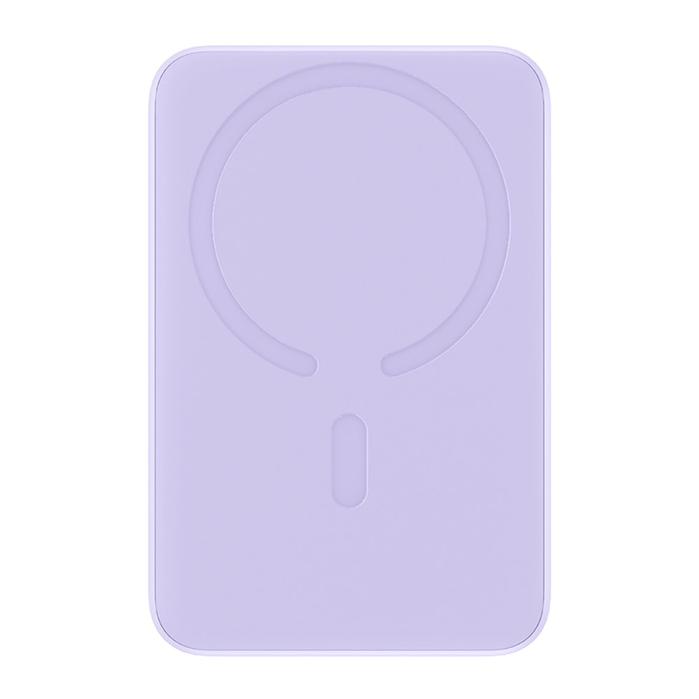 Power bank Baseus "Magnetic Mini" 10000 mAh s MagSafe bežičnim punjenjem 15W i PD 20W s priloženim USB-C na USB-C kabelom - ljubičasta