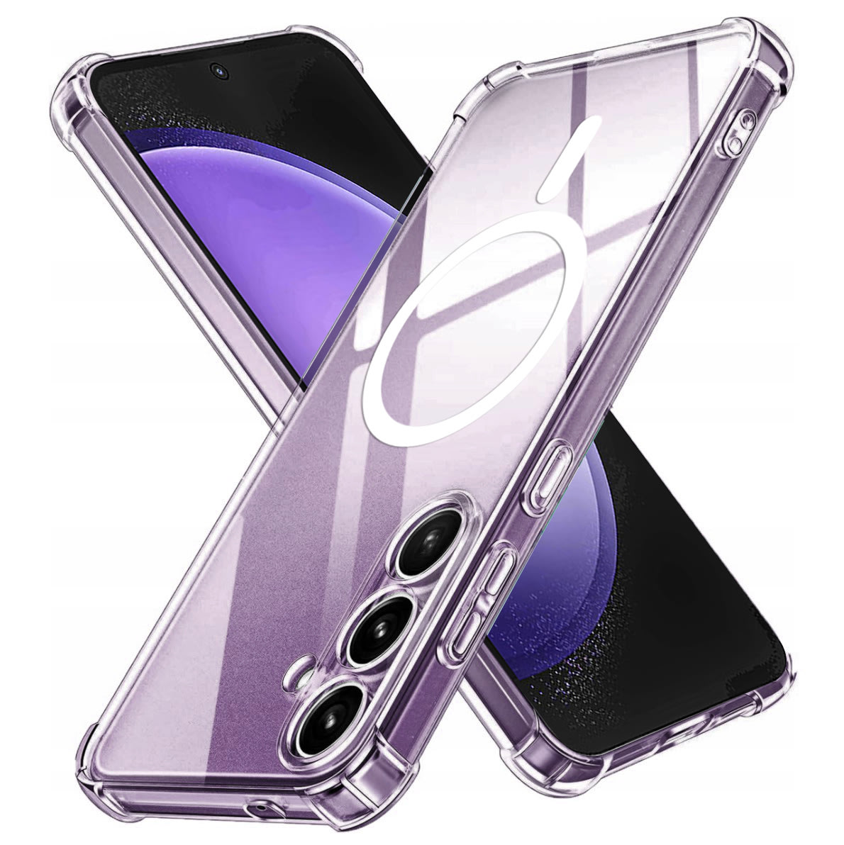 Hibridna maska Techsuit "Shockproof MagSafe" za Samsung Galaxy S23 FE - clear