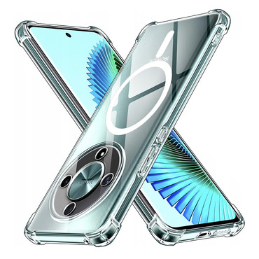 Hibridna maska Techsuit "Shockproof MagSafe" za Honor Magic6 Lite - clear