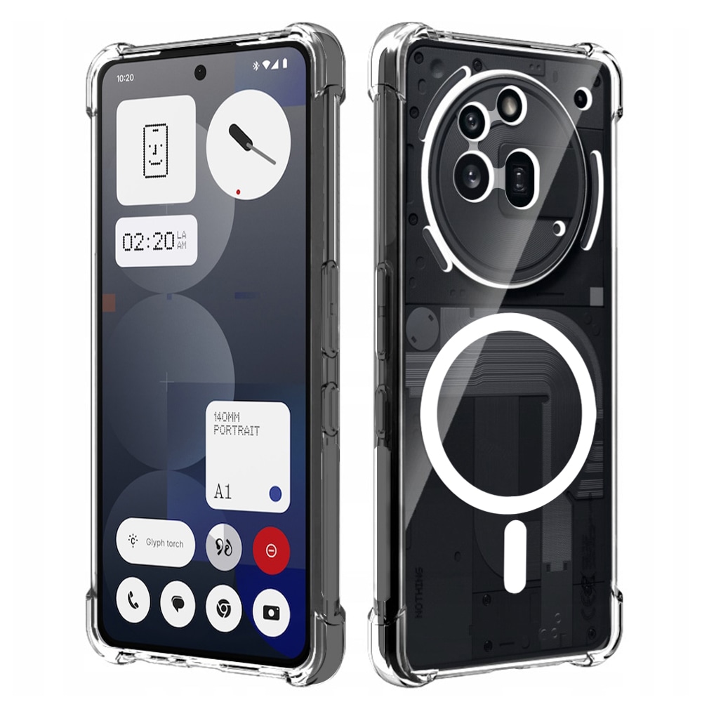 Hibridna maska Techsuit "Shockproof MagSafe" za Nothing Phone (3a) Pro - clear