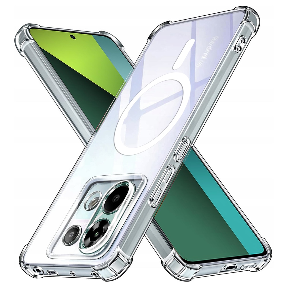 Hibridna maska Techsuit "Shockproof MagSafe" za Xiaomi Redmi Note 13 Pro 5G / Poco X6 - clear