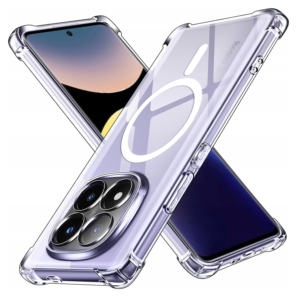 Hibridna maska Techsuit "Shockproof MagSafe" za Xiaomi Redmi Note 14 Pro Plus 5G - clear
