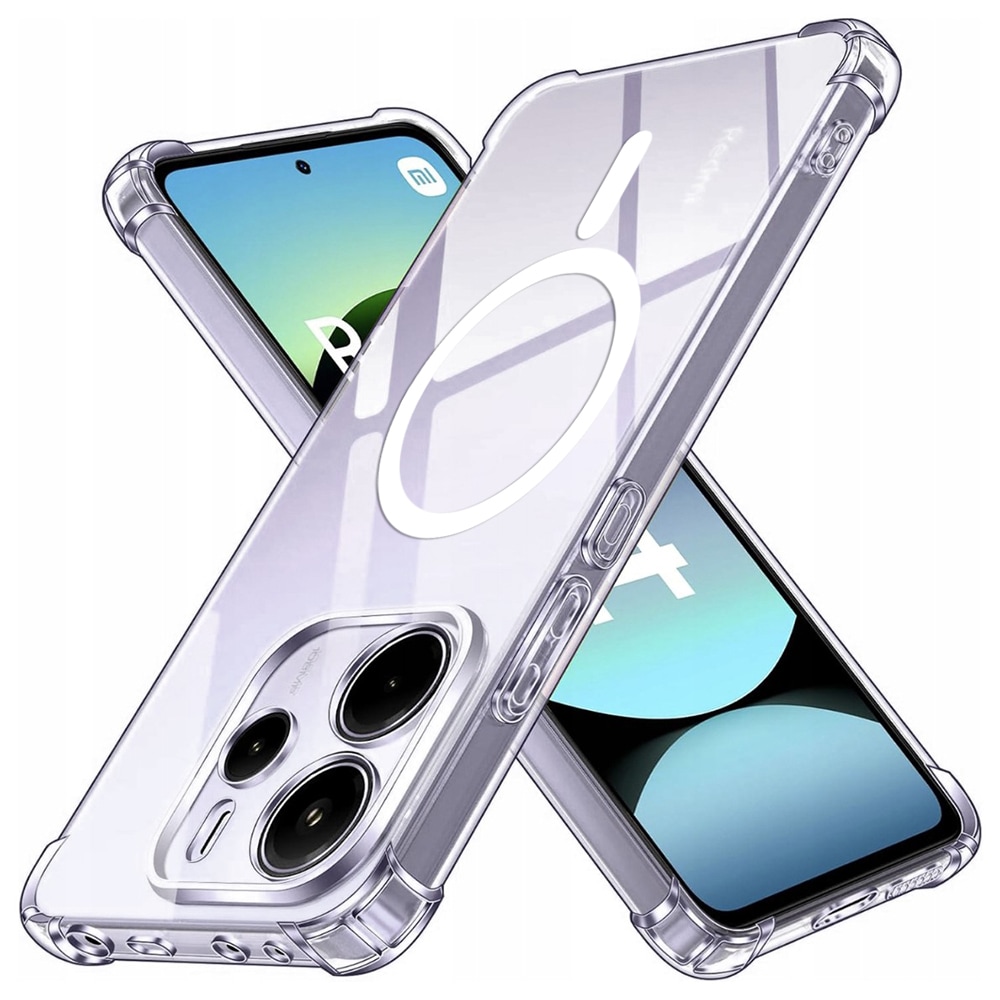 Hibridna maska Techsuit "Shockproof MagSafe" za Xiaomi Redmi Note 14 5G - clear