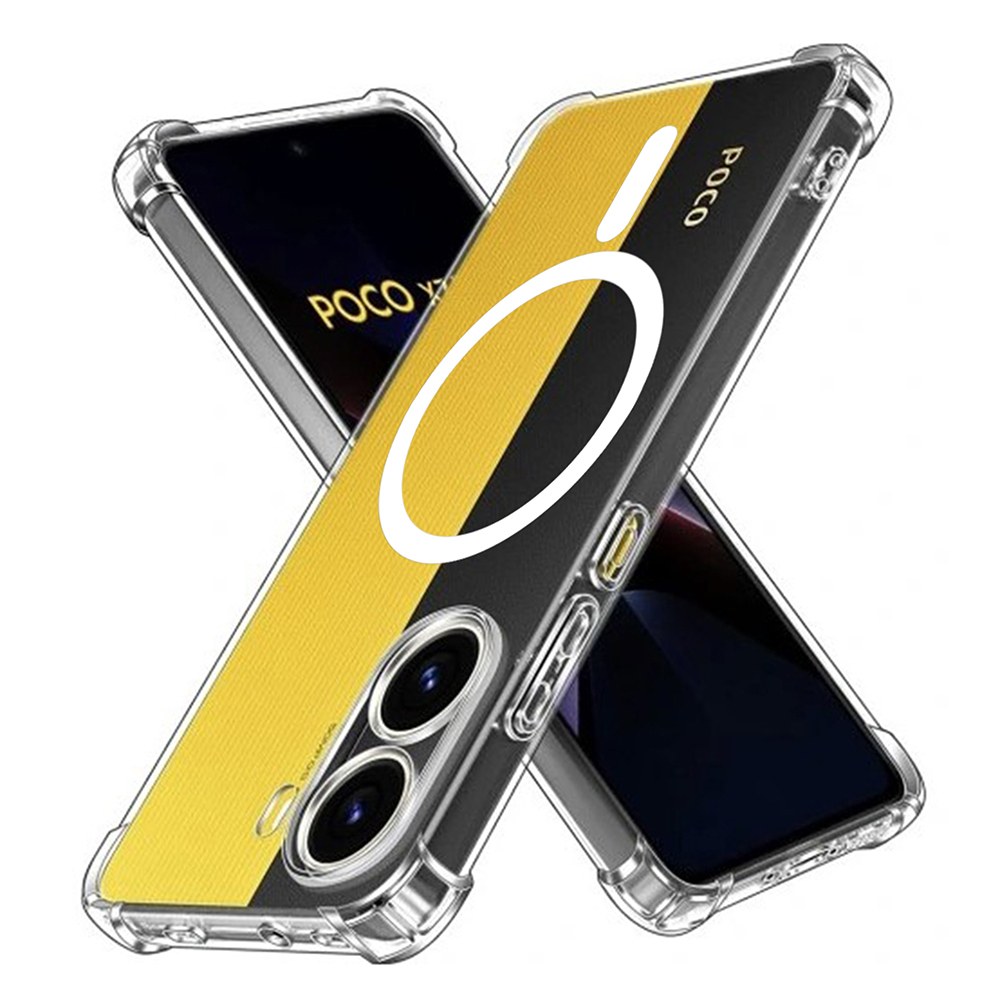 Hibridna maska Techsuit "Shockproof MagSafe" za Xiaomi Poco X7 Pro - clear