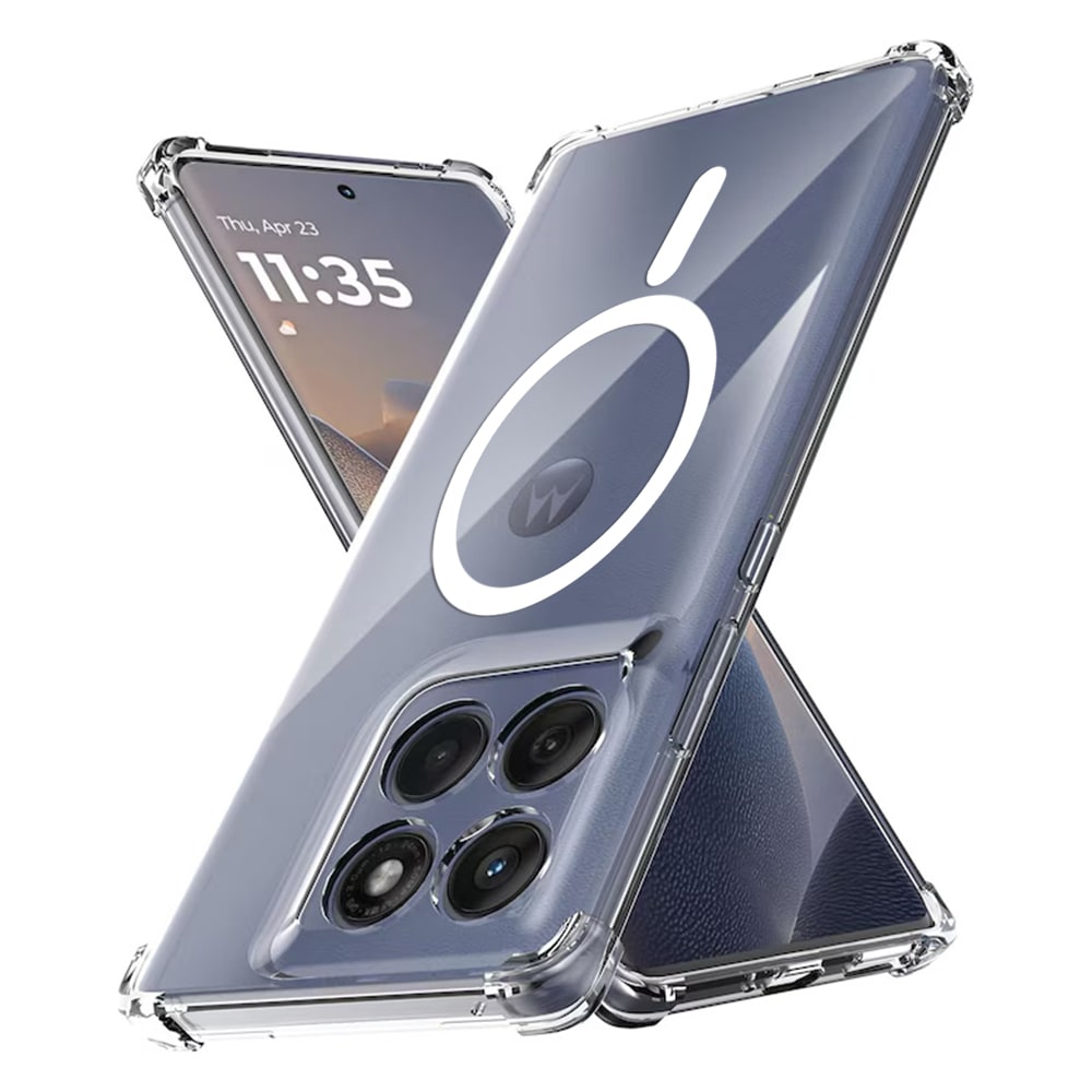 Hibridna maska Techsuit "Shockproof MagSafe" za Motorola Edge 60 / 60 Fusion - clear