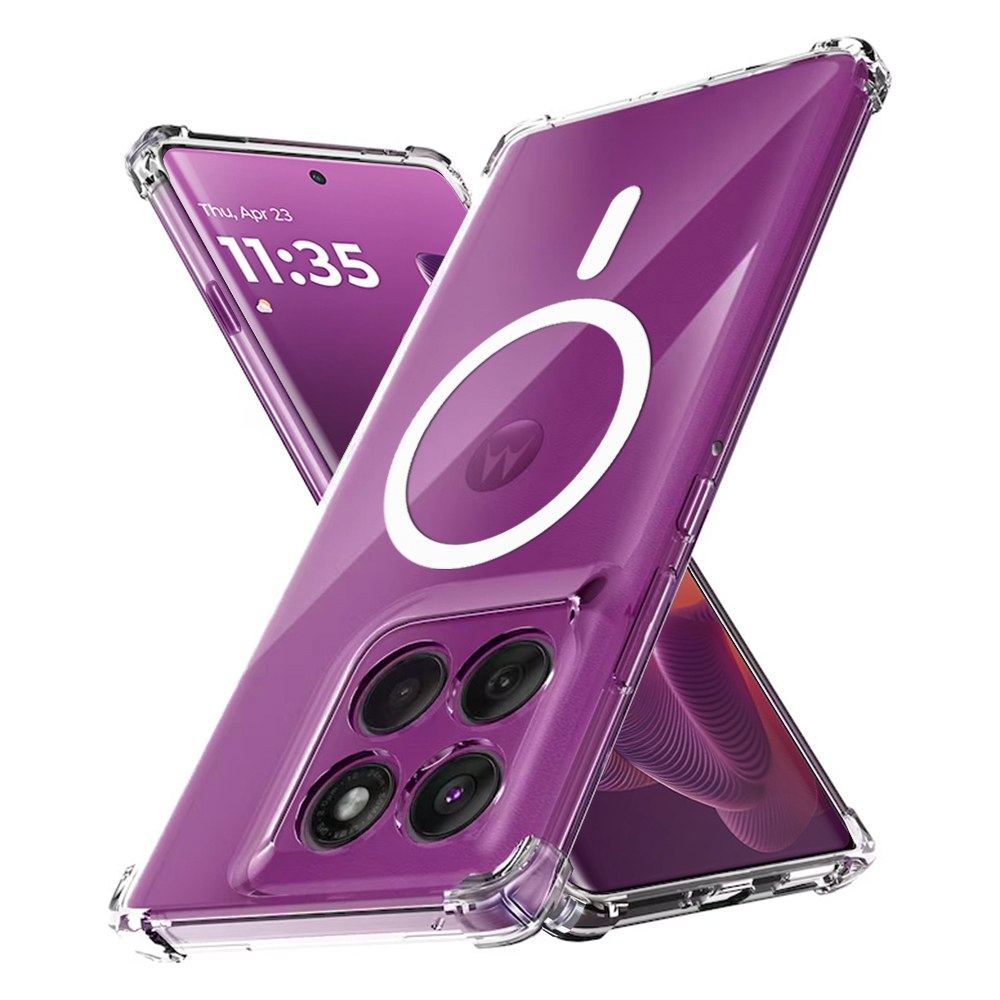 Hibridna maska Techsuit "Shockproof MagSafe" za Motorola Edge 60 Pro - clear