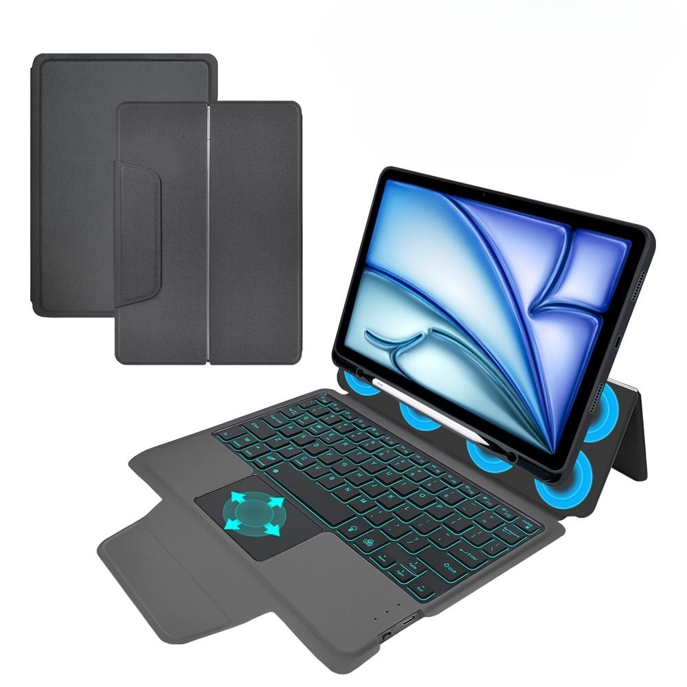 Uredska futrola Techsuit s Bluetooth tipkovnicom i zaštitnom folijom za iPad Air 11 2024 / iPad Air 11 2025