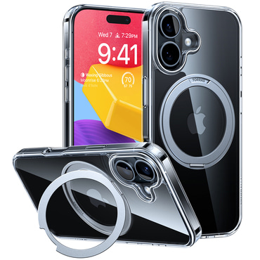 Premium maska Torras "Ostand Pro" za iPhone 16 - clear