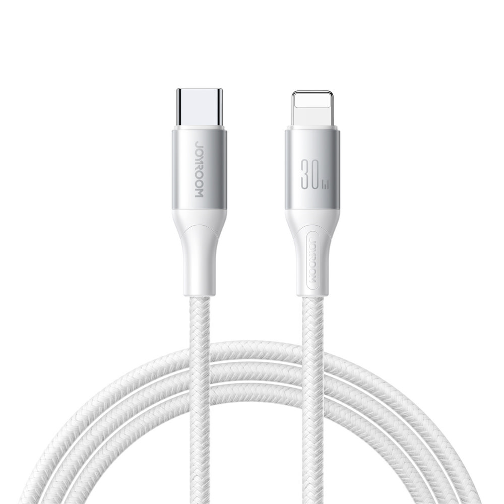 Lightning u USB-C kabel Joyroom "S-A28" s 30W punjenjem i 480 Mbps prijenosom podataka – 1m – bijeli
