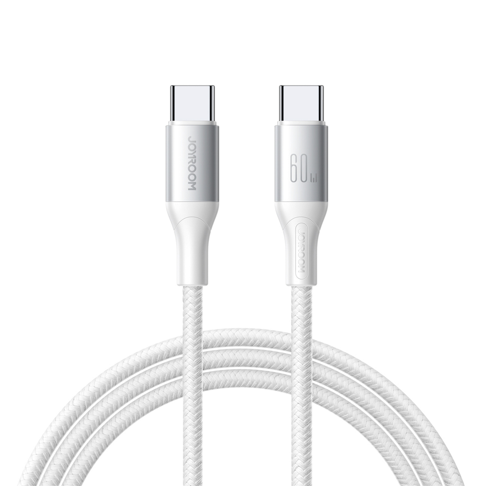 USB-C u USB-C kabel Joyroom "S-A28" sa 60W punjenjem i 480 Mbps prijenosom podataka – 2m – bijeli