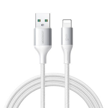 USB u Lightning kabel Joyroom "S-A28" s 3A punjenjem i 480 Mbps prijenosom podataka – 2m – bijeli USB u Lightning kabel Joyroom "S-A28" s 3A punjenjem i 480 Mbps prijenosom podataka – 2m – bijeli
