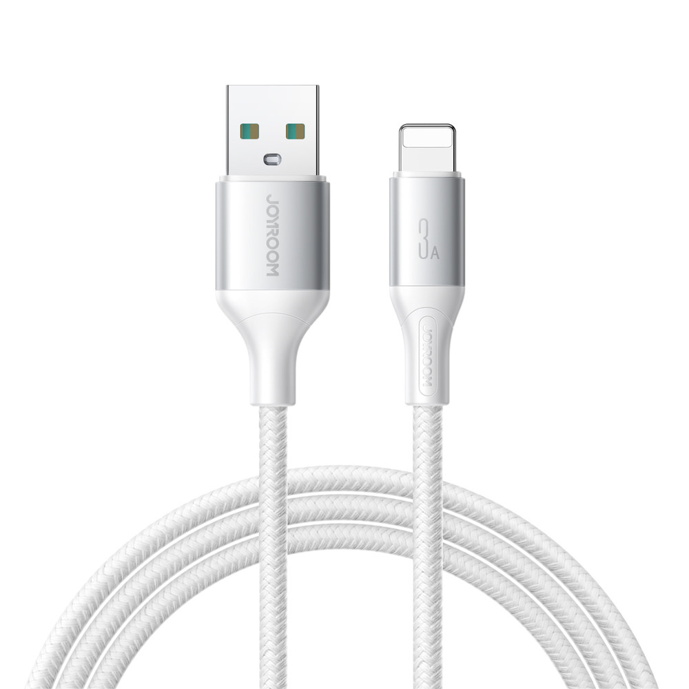 USB u Lightning kabel Joyroom "S-A28" s 3A punjenjem i 480 Mbps prijenosom podataka – 2m – bijeli
