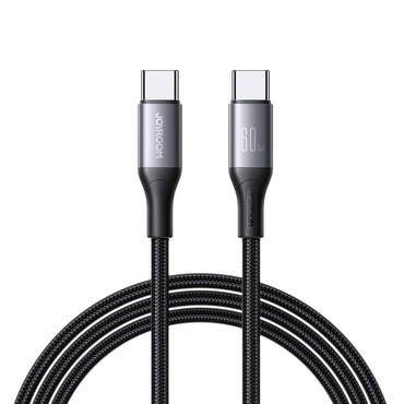 USB-C u USB-C kabel Joyroom "S-A28" sa 60W punjenjem i 480 Mbps prijenosom podataka – 2m – crni