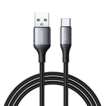 USB u Lightning kabel Joyroom "S-A28" s 3A punjenjem i 480 Mbps prijenosom podataka – 1m – crni