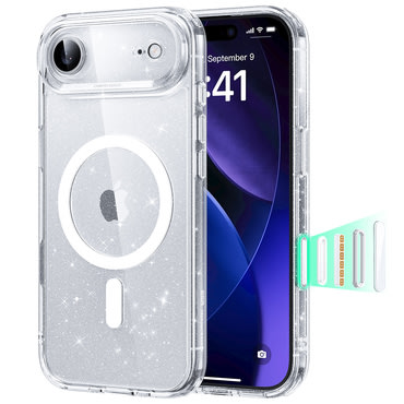 Hibridna maska ESR "Classic Hybrid HaloLock" za iPhone Air - clear shimmer