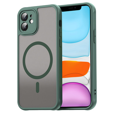 Hibridna maska "HaloFrost II MagSafe" za iPhone 12 - green