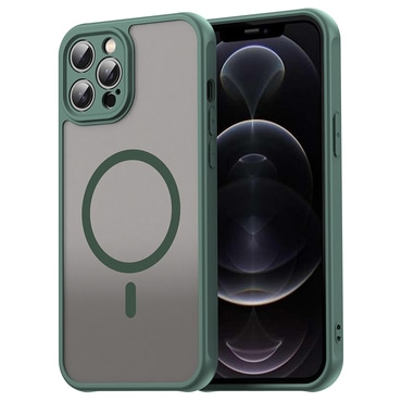 Hibridna maska "HaloFrost II MagSafe" za iPhone 12 Pro - green