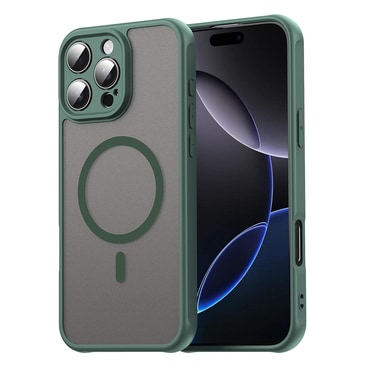 Hibridna maska "HaloFrost II MagSafe" za iPhone 16 Pro Max - green