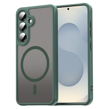 Hibridna maska "HaloFrost II MagSafe" za Samsung Galaxy S24 Plus / S25 Plus - green