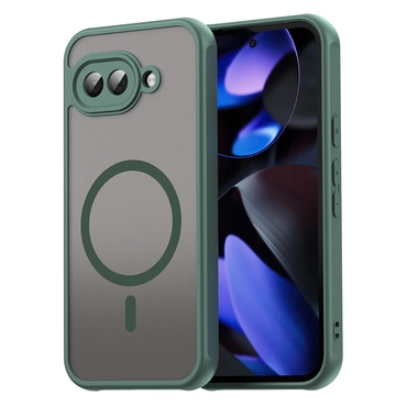 Hibridna maska "HaloFrost II MagSafe" za Google Pixel 9a - green