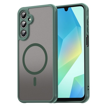 Hibridna maska "HaloFrost II MagSafe" za Samsung Galaxy A16 4G / A16 5G - green