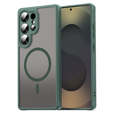 Hibridna maska "HaloFrost II MagSafe" za Samsung Galaxy S25 Ultra - green