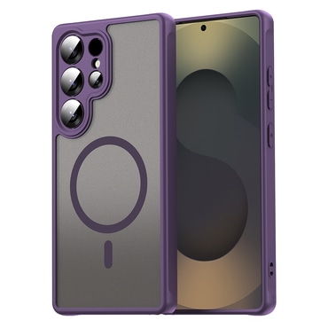 Hibridna maska "HaloFrost II MagSafe" za Samsung Galaxy S25 Ultra - purple