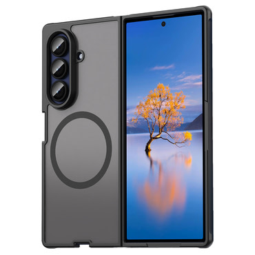 Hibridna maska "HaloFrost II MagSafe" za Samsung Galaxy Z Fold7 - black