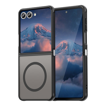 Hibridna maska "HaloFrost II MagSafe" za Samsung Galaxy Z Flip7 - black