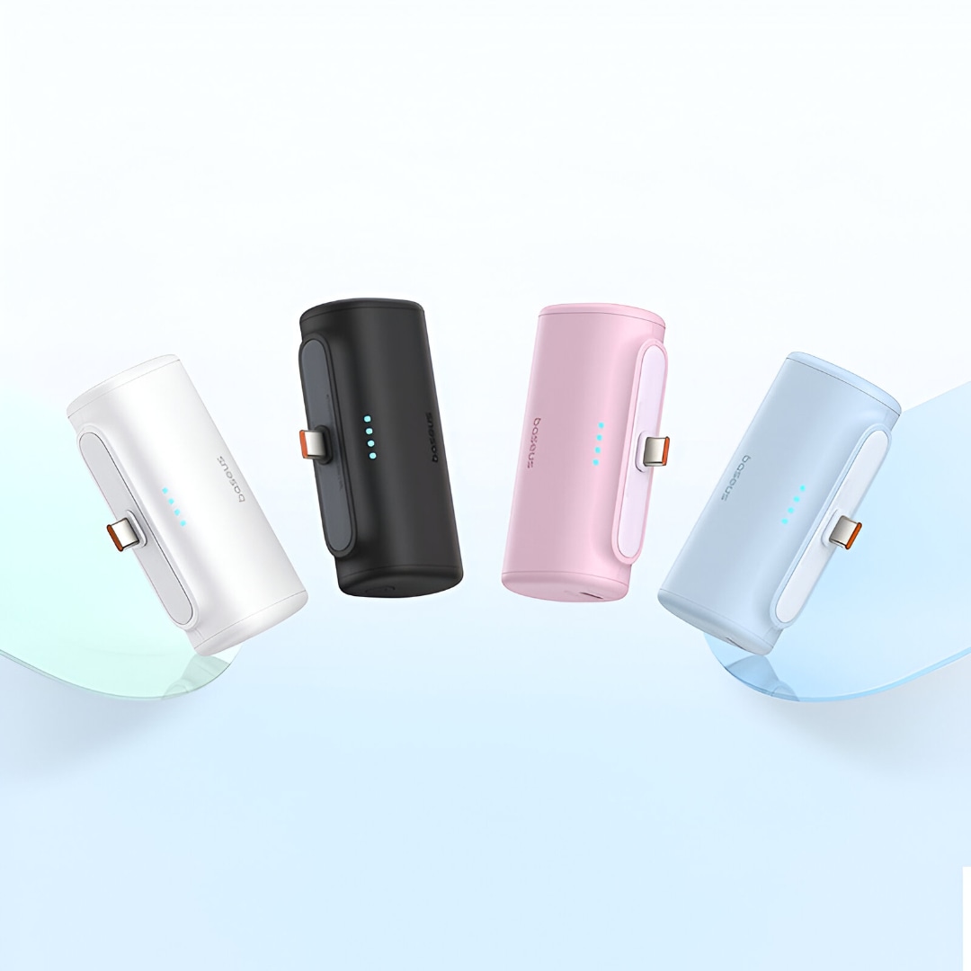Power bank Baseus Compact 20W – 5000 mAh s Type-C ili Lightning izlazom i USB-C kabelom