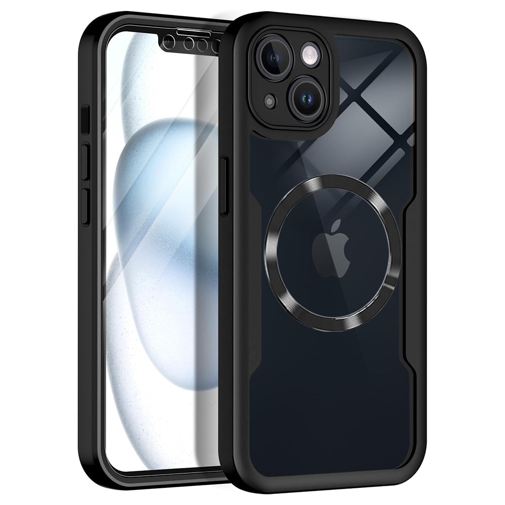 Hibridna Full Body maskica Techsuit "ColorVerse 360 MagSafe" za iPhone 13 - crna
