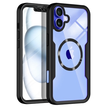 Hibridna Full Body maskica Techsuit "ColorVerse 360 MagSafe" za iPhone 16 - crna