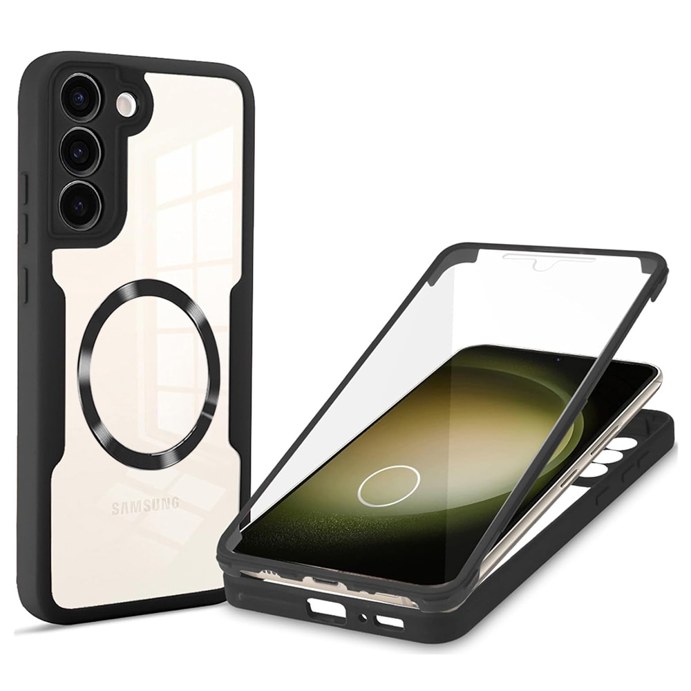 Hibridna Full Body maskica Techsuit "ColorVerse 360 MagSafe" za Samsung Galaxy S23 Plus - crna