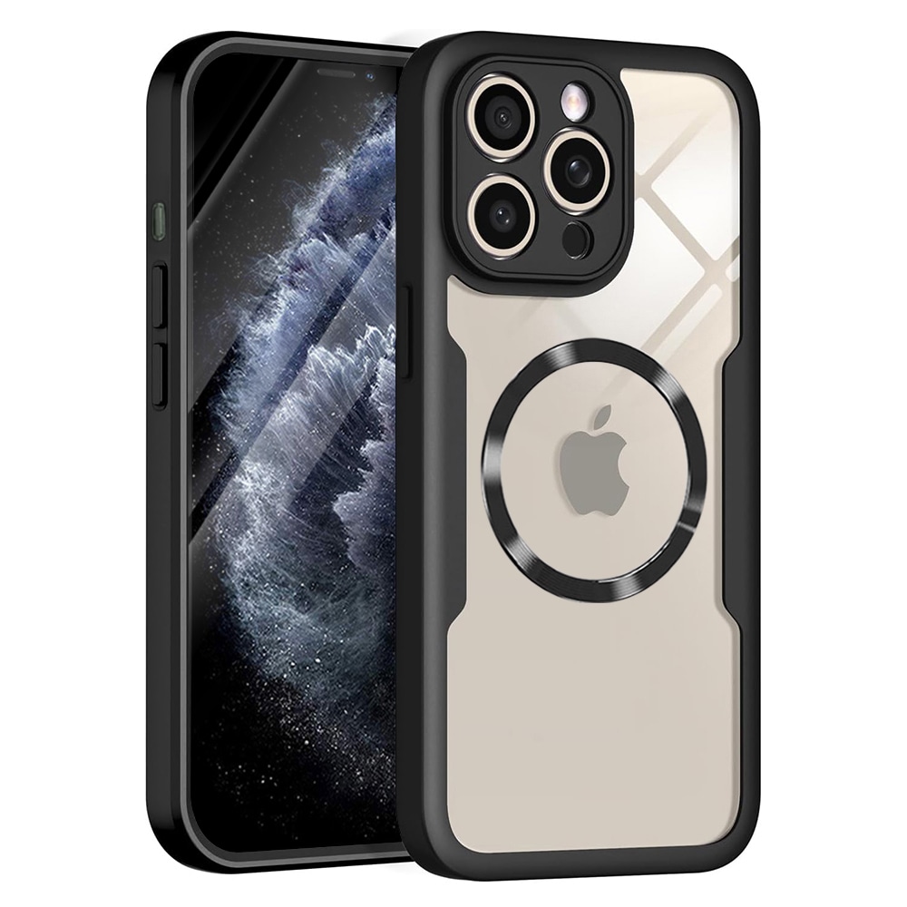 Hibridna Full Body maskica Techsuit "ColorVerse 360 MagSafe" za iPhone 11 Pro Max - crna