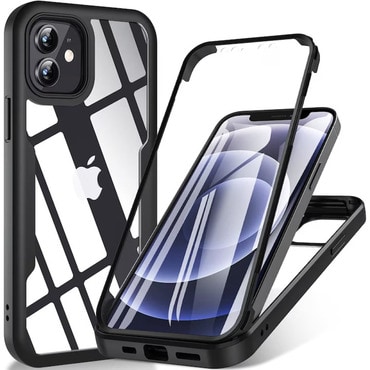 Hibridna Full Body maskica Techsuit "ColorVerse 360" za iPhone 12 - crna