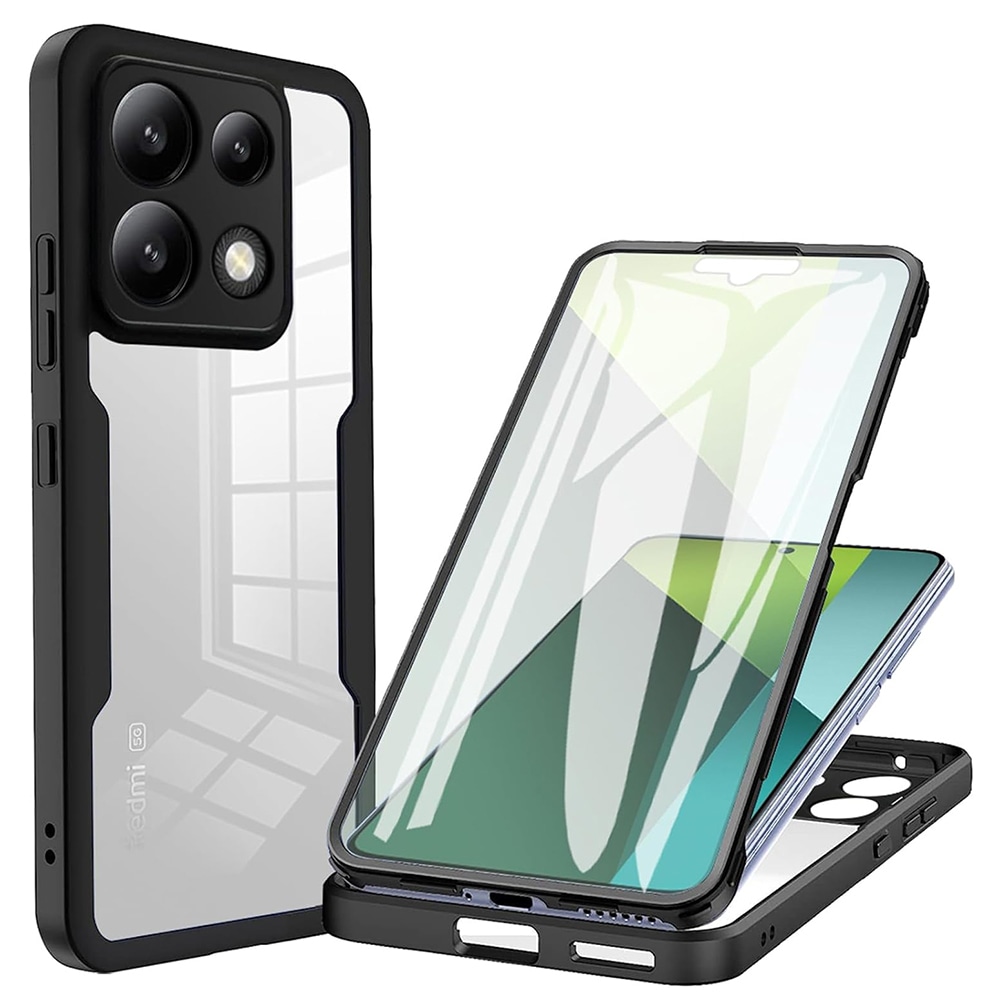 Hibridna Full Body maskica Techsuit "ColorVerse 360" za Xiaomi Redmi Note 13 Pro 5G / Poco X6 - crna