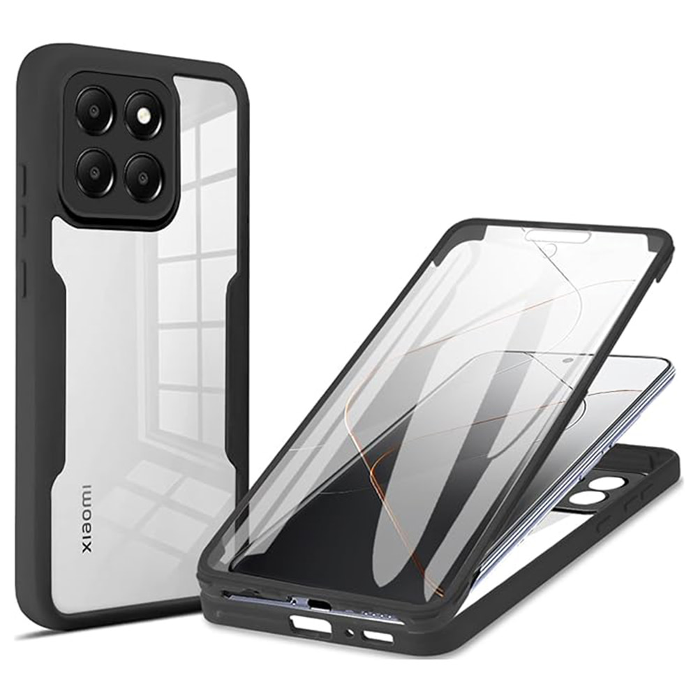 Hibridna Full Body maskica Techsuit "ColorVerse 360" za Xiaomi 14 - crna