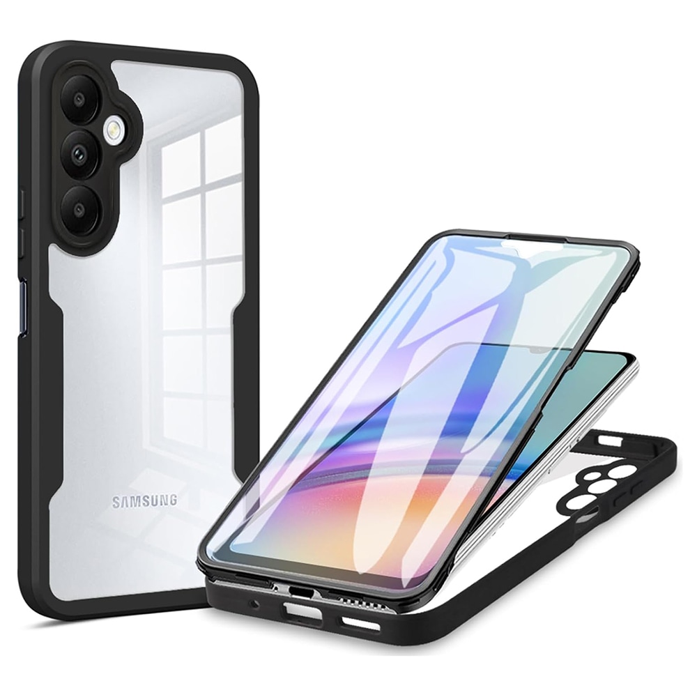 Hibridna Full Body maskica Techsuit "ColorVerse 360" za Samsung Galaxy A25 - crna