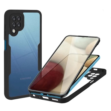 Hibridna Full Body maskica Techsuit "ColorVerse 360" za Samsung Galaxy A12 - crna