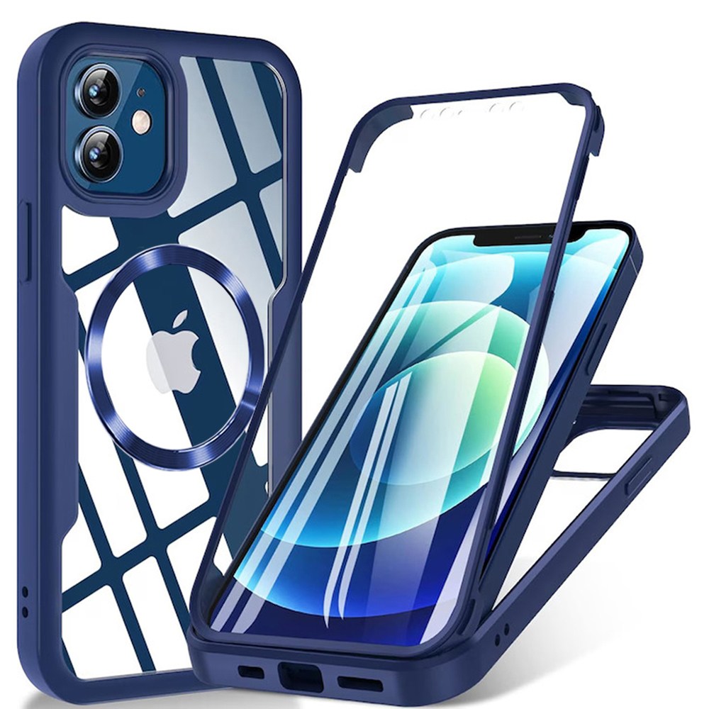 Hibridna Full Body maskica Techsuit "ColorVerse 360 MagSafe" za iPhone 11 - blue