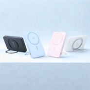 Power bank Baseus Qi2 "PicoGo" 20W MagSafe s rotirajućim stalkom - 5000 mAh