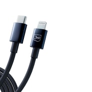 Punjački i podatkovni kabel 3mk "Hyper" USB-C u Lightning 20W - 1.2m - crn