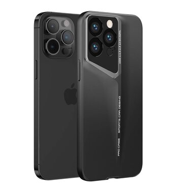 Premium tanka maska Blade s dodatnom zaštitom zadnjih kamera za iPhone 17 Pro - midnight black Premium tanka maska Blade s dodatnom zaštitom zadnjih kamera za iPhone 17 Pro - midnight black