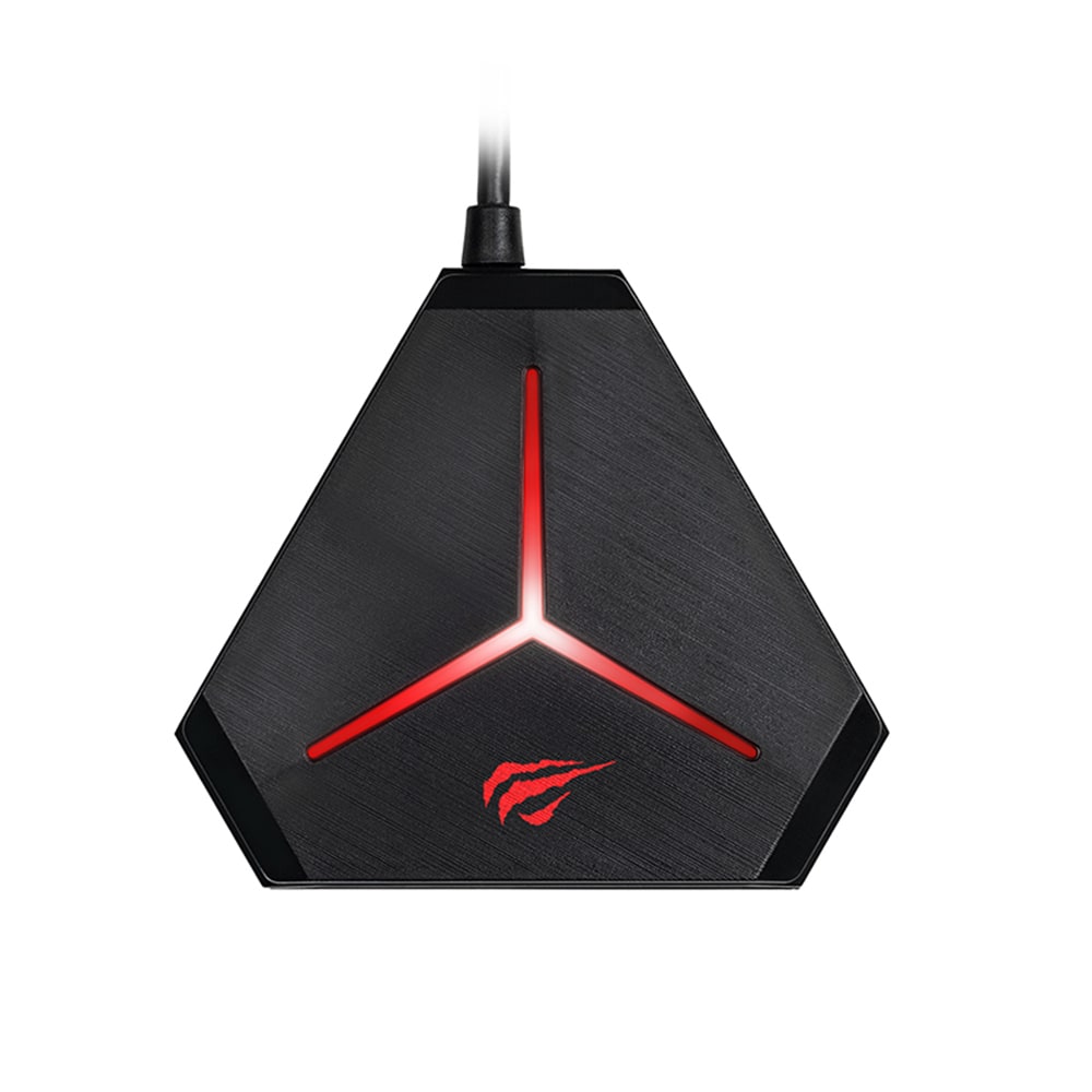 Multifunkcijski Hub Havit "Docking Station" 9u1 s USB priključcima, čitačem za SD kartice i AUX priključcima za slušalice - crni
