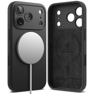 Maska Ringke "Silicone Magnetic" za iPhone 17 Pro Max - black Maska Ringke "Silicone Magnetic" za iPhone 17 Pro Max - black